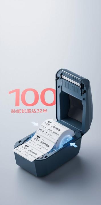 Actual product image Niimbot K3 -Etikettdrucker Blau (203 dpi)