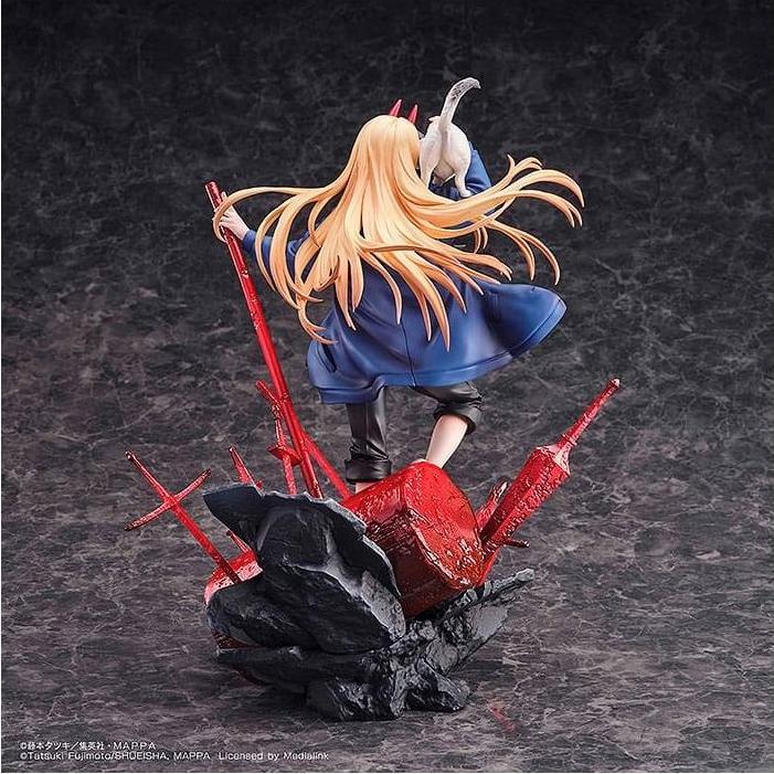 Produktbild Sega Chainsaw Man statuette 1/7 1/7 Power & Meowy 28 cm