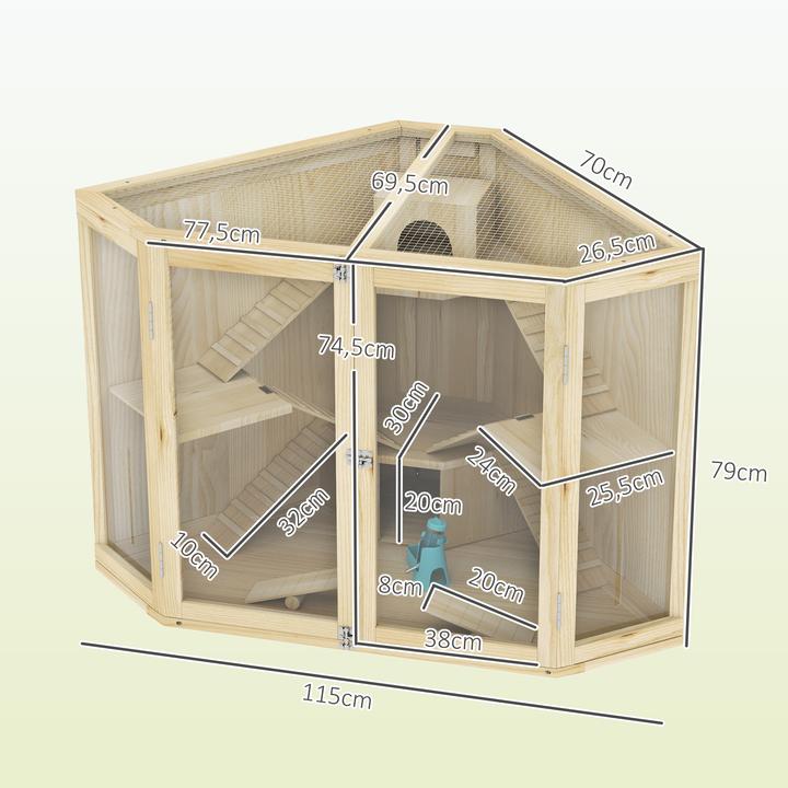Image du produit PawHut Hamsterkäfig
