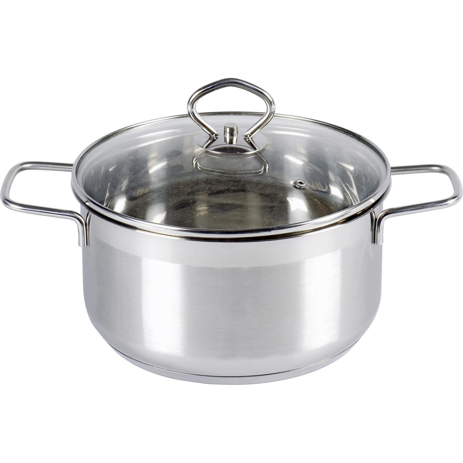 Krüger Fleischtopf, Pfanne + Kochtopf, Silber