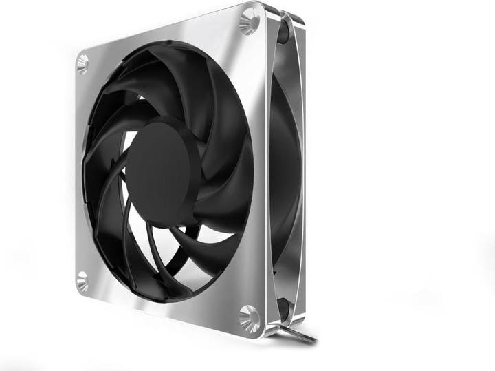 Produktbild Alphacool Apex Stealth Metal Power 120mm Lüfter 3000rpm (silber/schwarz) (120 mm, 1 x)