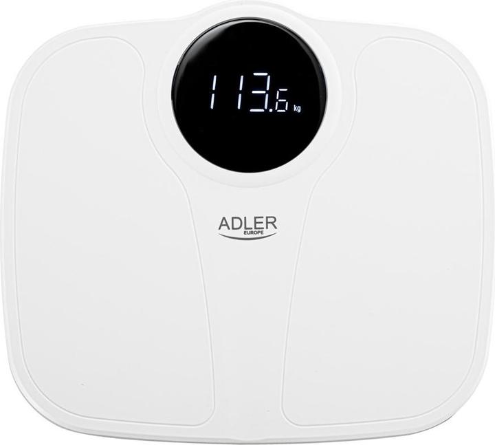 Immagine prodotto Adler bilancia pesapersone Bilancia elettronica AD 8172 fino a 180 kg - bianco (180 kg)