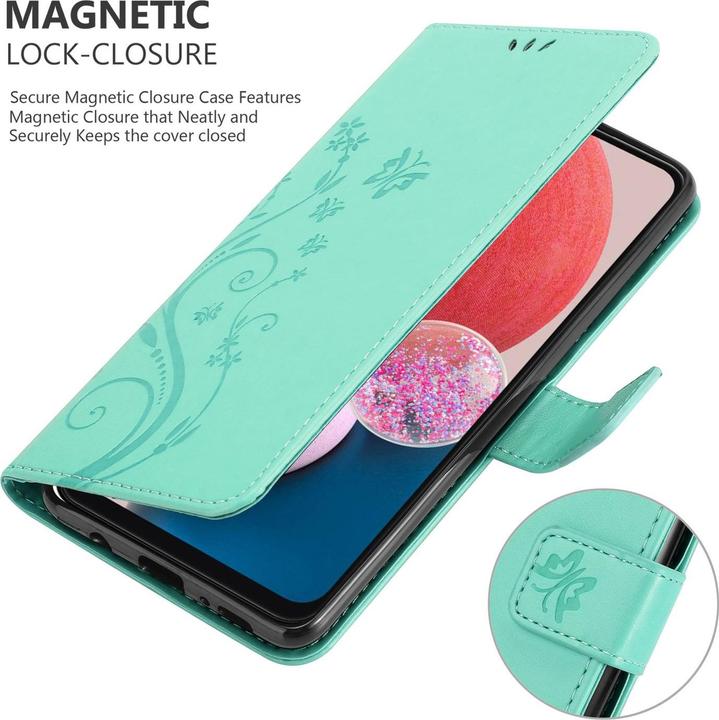 Actual product image Cadorabo Cover for Samsung Galaxy A13 4G with floral pattern (Samsung Galaxy A13)