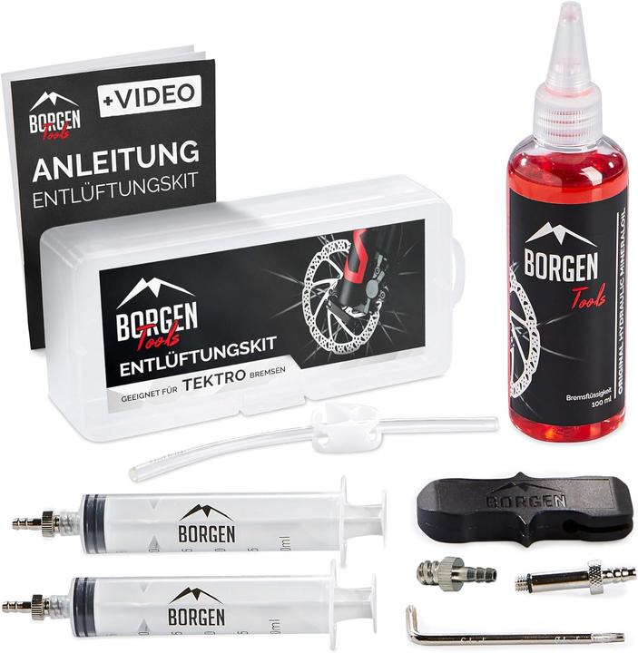 Borgen Kit de purge pour freins Tektro