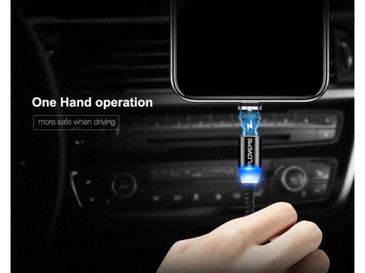 Produktbild Floveme Insnap MicroUSB Ladekabel mit magnetischem Stecker (USB 1.0)