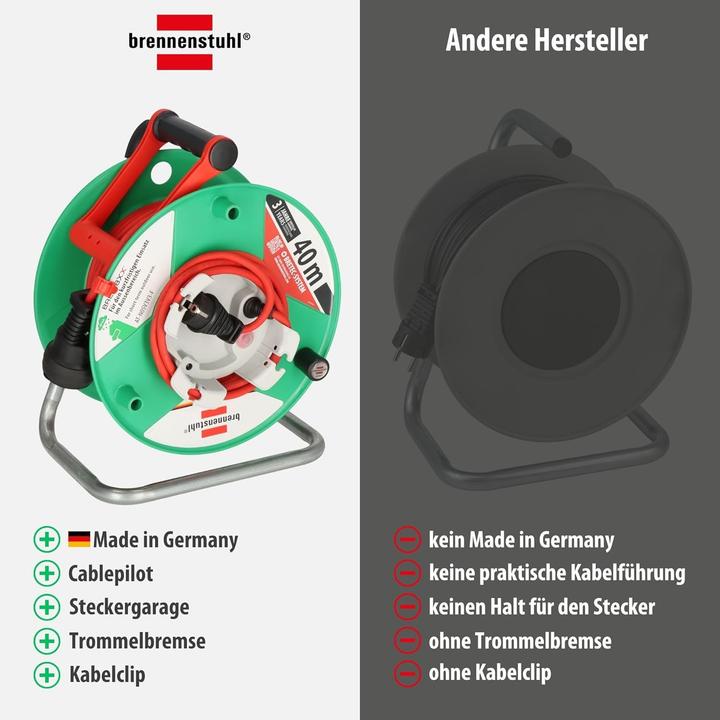 Produktbild Brennenstuhl Kabeltrommel Garant Bretec 290 (38 m, 3 mm²)
