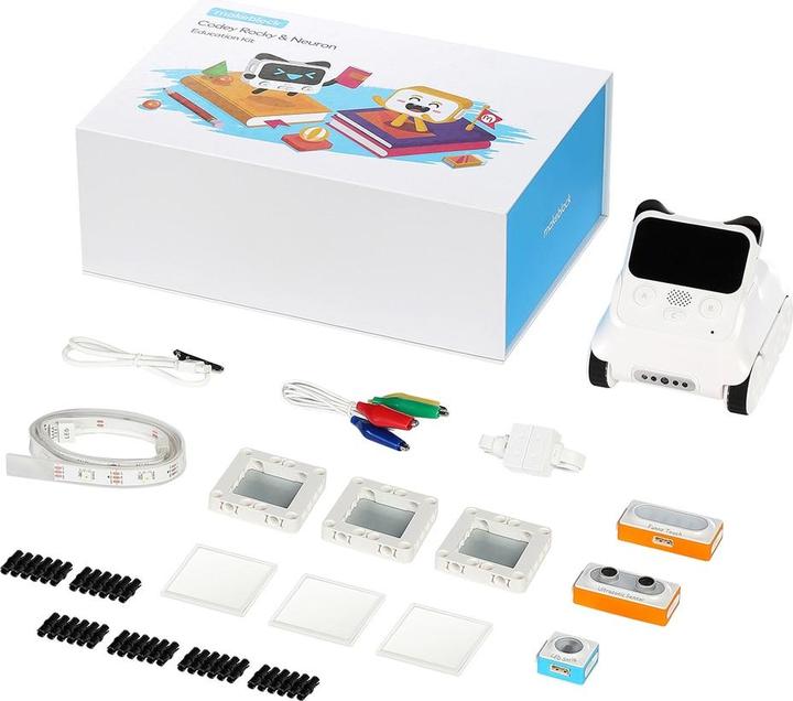 Actual product image Makeblock Codey Rocky & Neuron Education Kit. Product type: Programmable kit, Colour of product: White. At