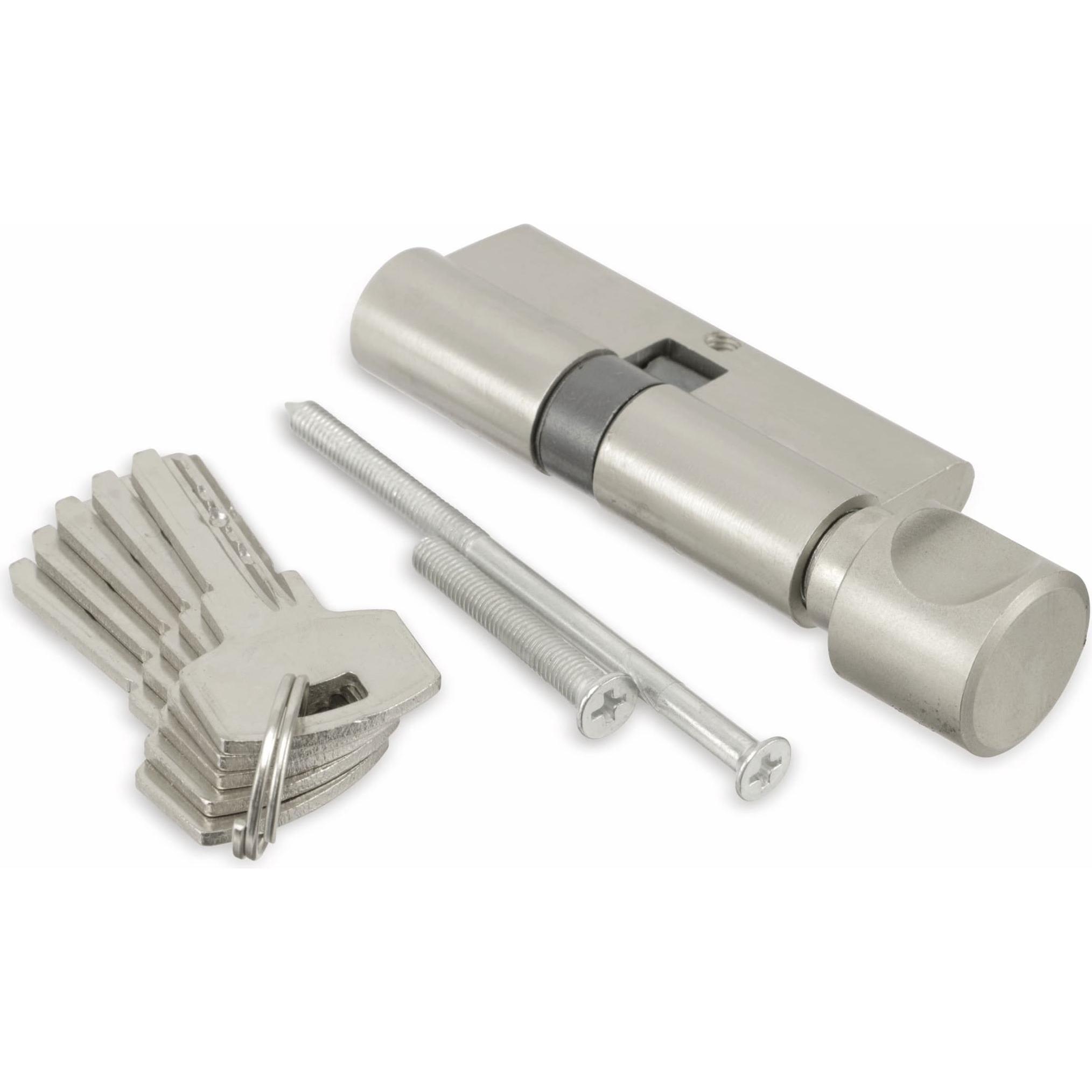 Masterproof, Vorhängeschloss, Sicherheits-Schliesszylinder mit Knauf 1017-PJXY, 70 mm