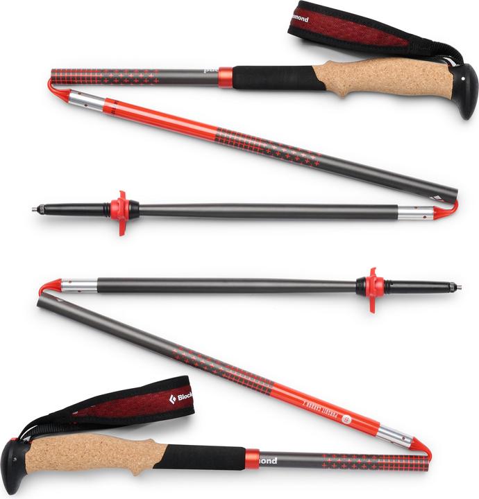 Immagine prodotto Black Diamond Treckingst?cke Pursuit Carbon Z (anthrazit/orange, 1 Paar, 125 cm)