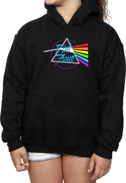 Actual product image Pink Floyd Girls Neon Darkside Hoodie (128)