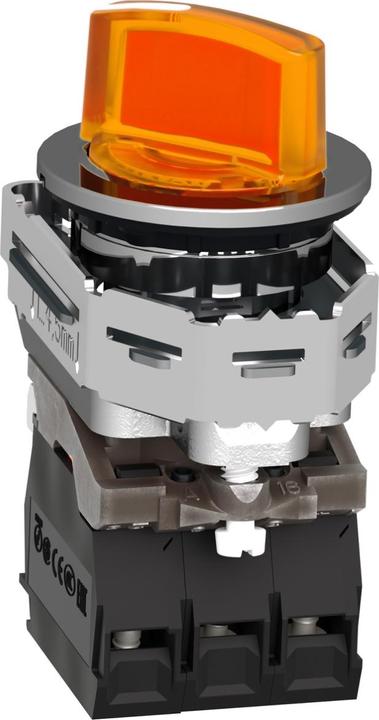Produktbild Schneider Electric Leuchtwahlschalter komplett XB4F 30mm1S+1OE XB4FK125B5