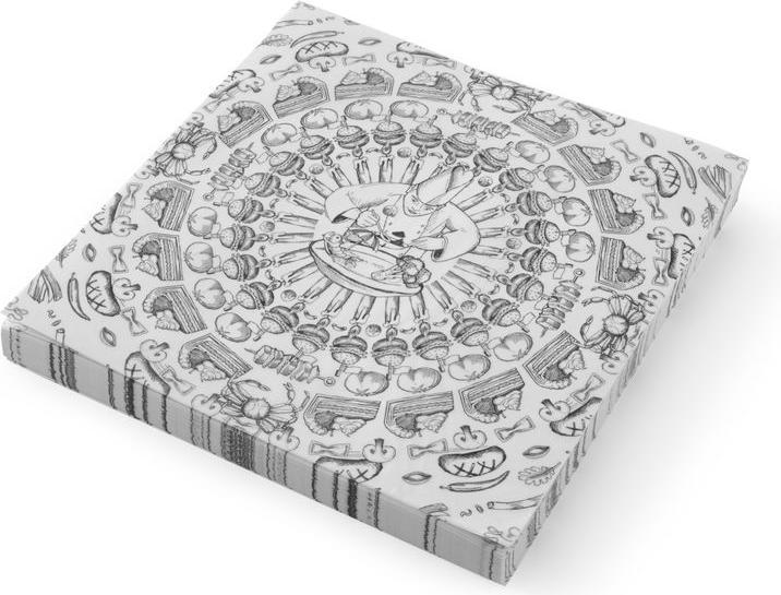 Image du produit Hendi Papier d'emballage résistant aux graisses Motif à carreaux (500 pièce(s))