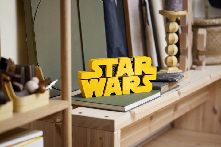 Actual product image LEGO Star Wars™ logo made from bricks (75407, LEGO Star Wars)