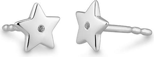 Produktbild Breuning Ohrschmuck - E.Safir Weiss (750/18 K Gold)