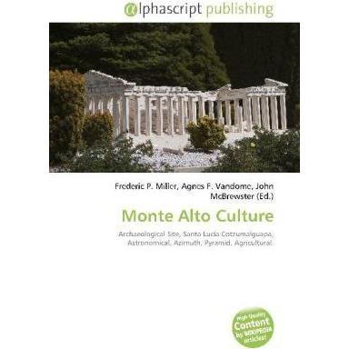 Monte Alto Culture, Fachbücher von Agnes F. Vandome, Frederic P. Miller, John McBrewster