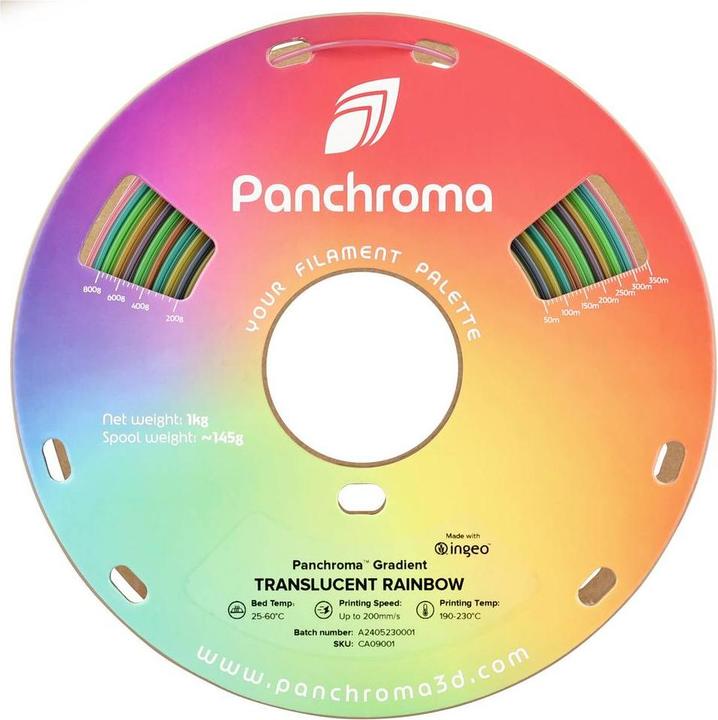 Produktbild Polymaker Panchroma™ PLA Gradient Rainbows (PLA, 1.75 mm, 1000 g)