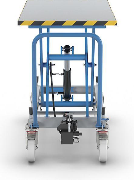 Actual product image eurokraft pro Scissor lift table trolley (500 kg)
