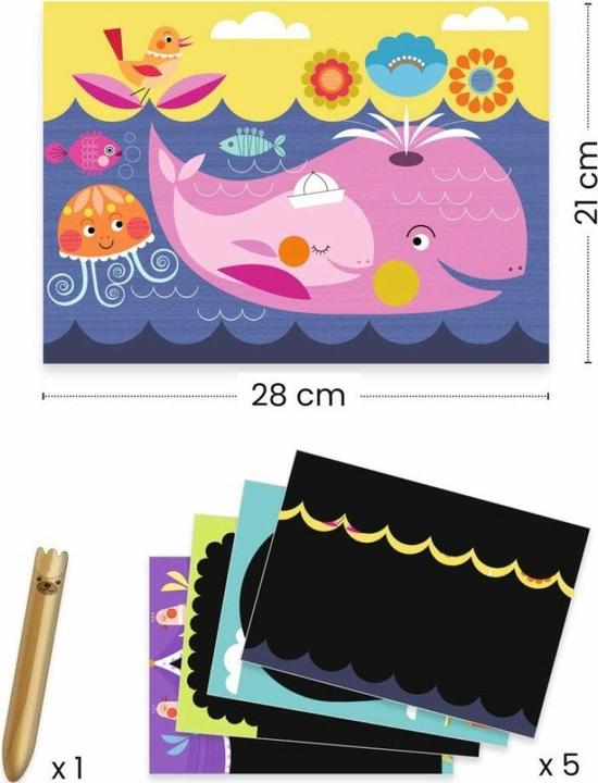 Produktbild Djeco Scratchbilder Lustige Entdeckung