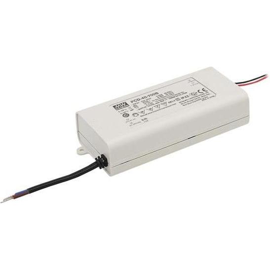 MeanWell, Zubehör Beleuchtung, LED-TREIBER - KONSTANTSTROM - DIMMBAR - 1 AUSGANG - 700 mA - 40 W