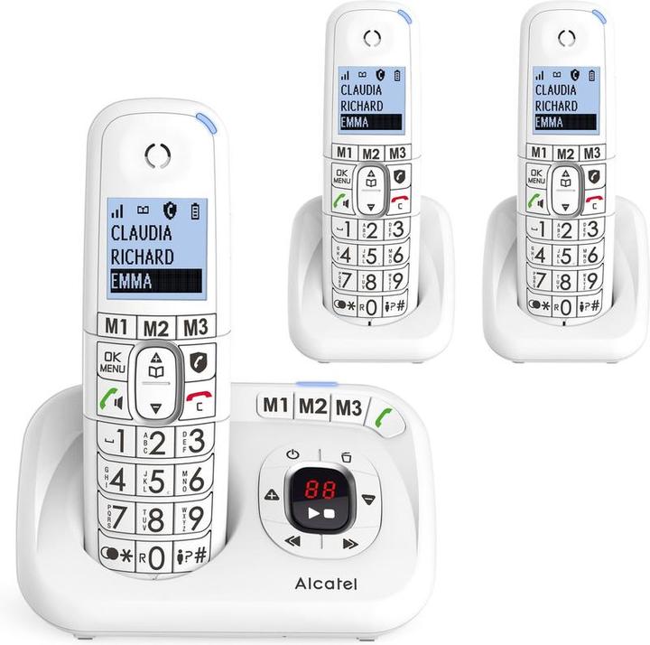 Image du produit Alcatel XL785 Trio DECT Téléphone résidentiel sans fil pour la ligne fixe avec répondeur téléphonique