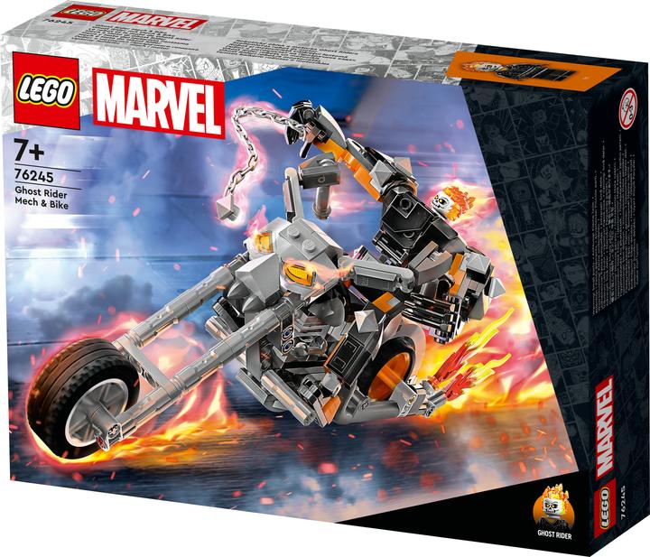 Produktbild LEGO Ghost Rider mit Mech & Bike (76245, LEGO Marvel)