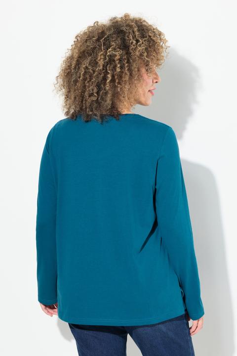 Produktbild Ulla Popken Weihnachtsshirt, Classic, Rundhals, Langarm (42, 44)