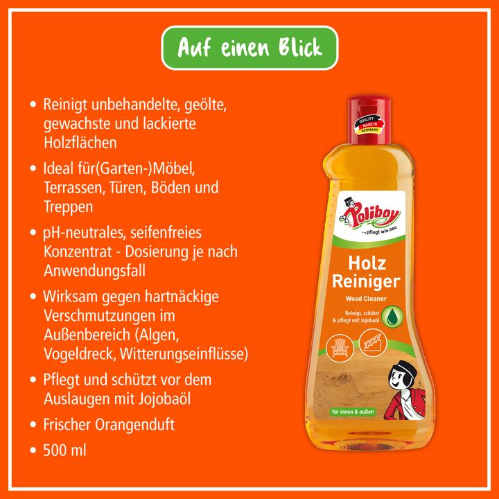 Actual product image Poliboy Wood Cleaner Concentrate 500 ml (500 ml)