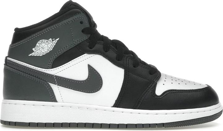 Produktbild Jordan 1 Mid Black White Iron Grey (GS) (39)