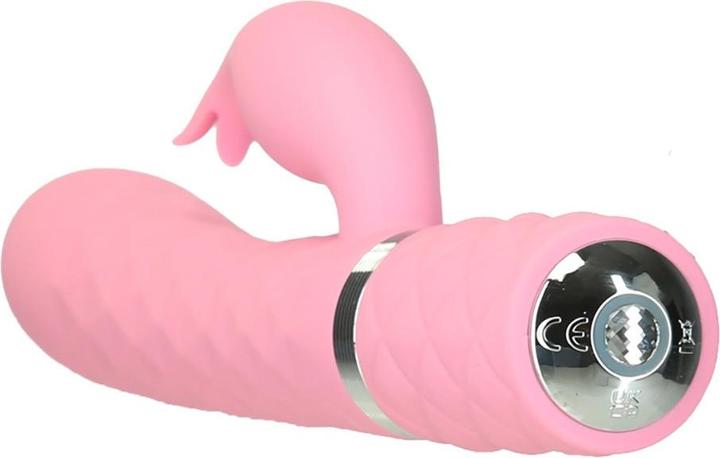 Actual product image Pillow Talk Lively Rotating Tarzan Vibrator - Rose