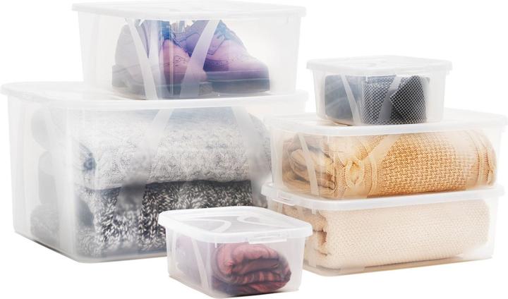 Image du produit Rotho Storage Boxlona 19l Avec Couvercle (10 x 10 x 10 cm, 19 l)