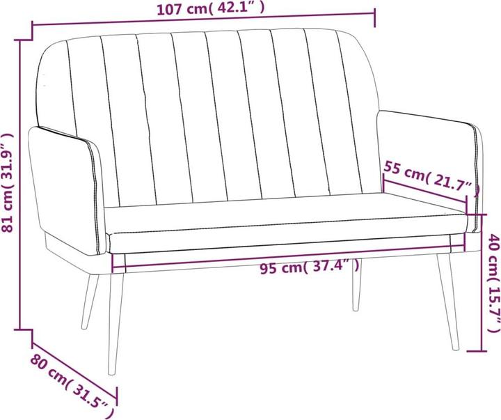 Image du produit vidaXL Sitzbank (80 cm)