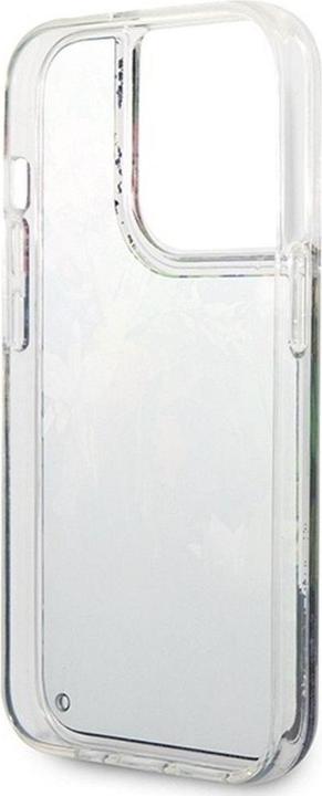 Produktbild Guess GUHCP14LLFLSB iPhone 14 Pro 6,1" niebieski/blue hardcase Flower Liquid Glitter (Apple iPhone 14 Pro)