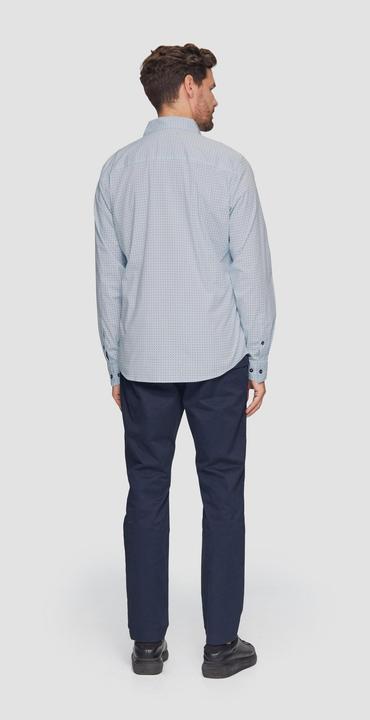 Immagine prodotto s.Oliver Hemd Slim Fit: Gemustertes Hemd mit Kentkragen (S)