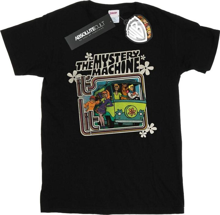 Actual product image Scooby Doo Girls Mystery Machine Cotton T-Shirt (152, 158)