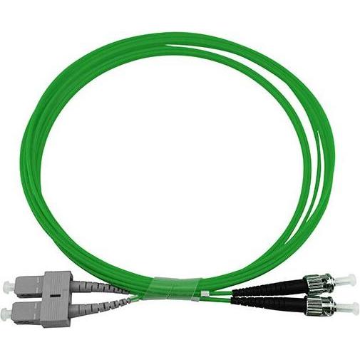 BlueOptics Duplex LWL Patchkabel SC-ST Multimode OM5 5 Meter (5 m), Netzwerkkabel