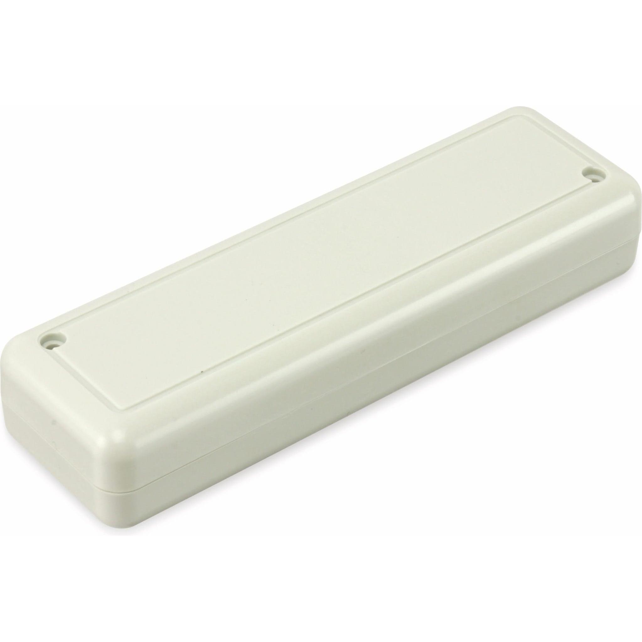 Strapubox Kunststoffgehäuse, Typ 2090 GR, 129 x 40 x 24 mm (Gehäuse), Elektronikzubehör + Gehäuse, Grau