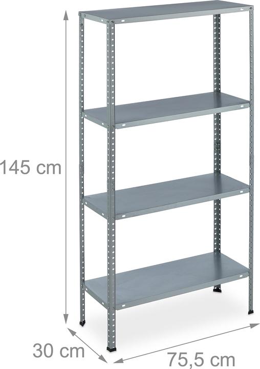 Produktbild Relaxdays Metallregal