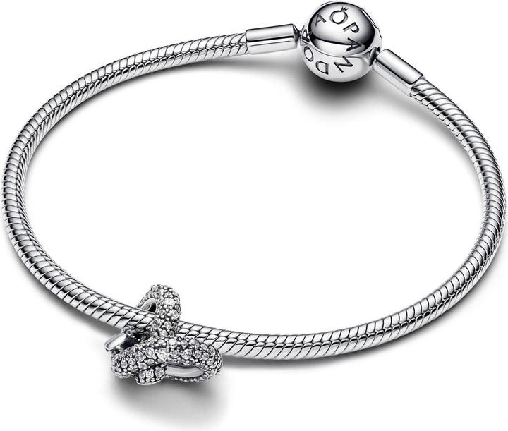 Produktbild Pandora Pavé-Unendlichkeitsknoten-Herzanhänger (Silber 925)