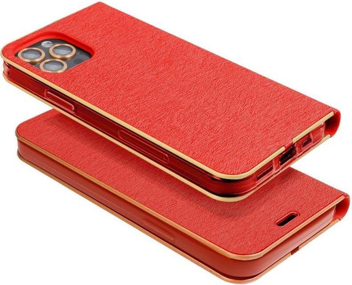 Actual product image NoName Book case OEM LUNA Book Gold for XIAOMI Redmi Note 11 / 11S red (Xiaomi Redmi Note 11, Oppo A11s)
