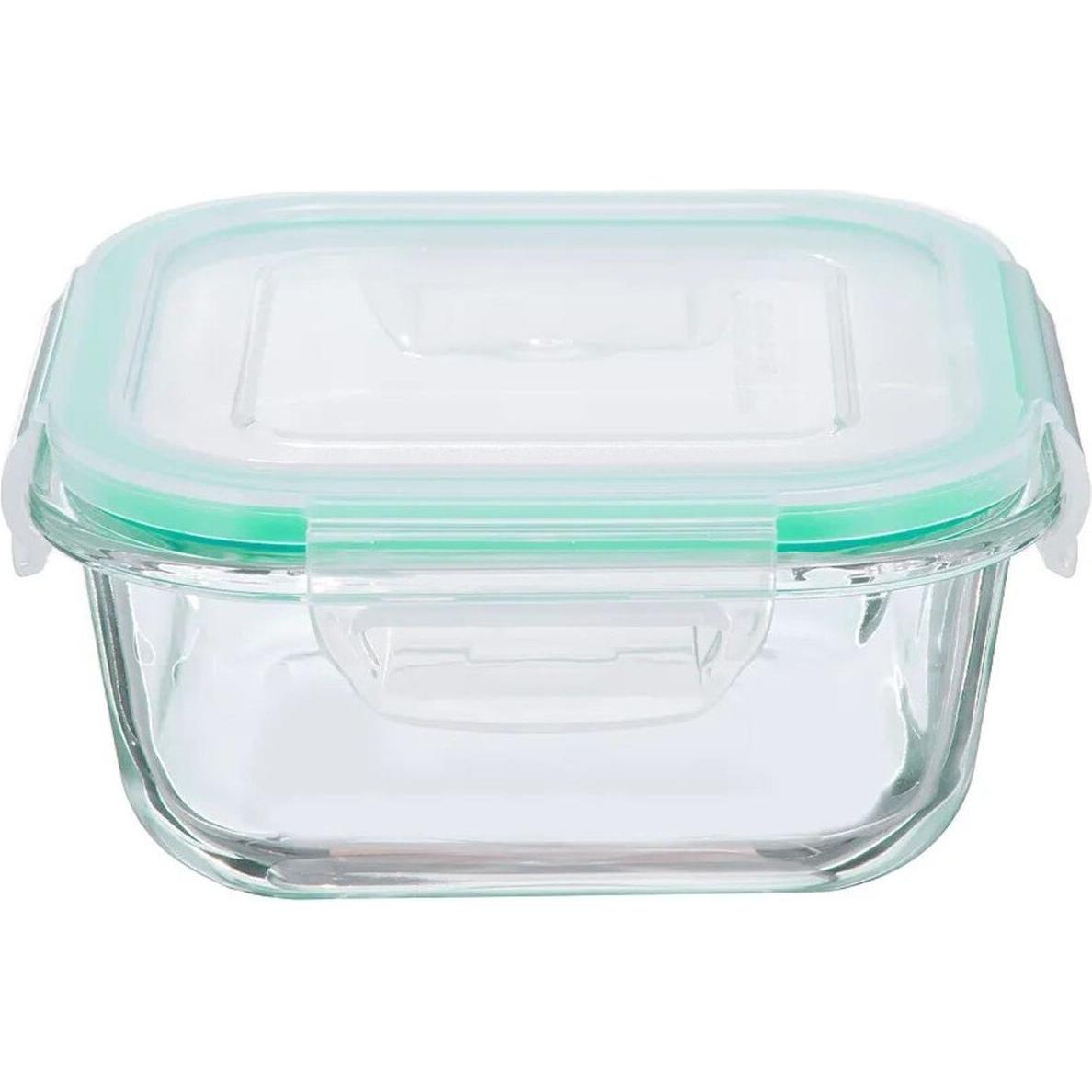 Castey Lunchbox C-CBO800 Durchsichtig Borosilikatglas rechteckig 800 ml, Portapranzo, Trasparente