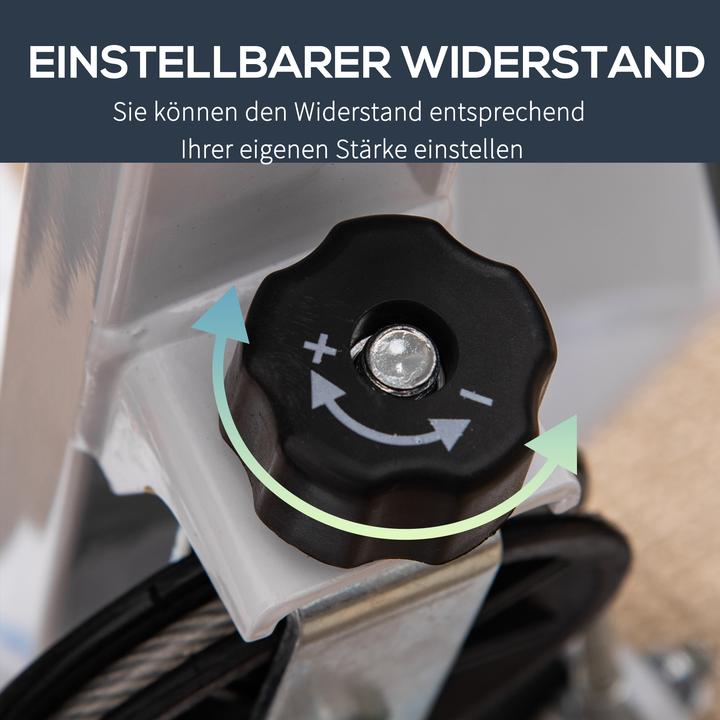 Produktbild Homcom Steppmaschine Stahl, ABS Blau+Schwarz