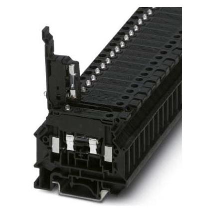 Phoenix Contact UK 5-HESILA 250 N 3000542 Zekering aansluitblok 0,20 mm² 4 mm² Zwart 50 st., Kabels + Stekkers, Zwart