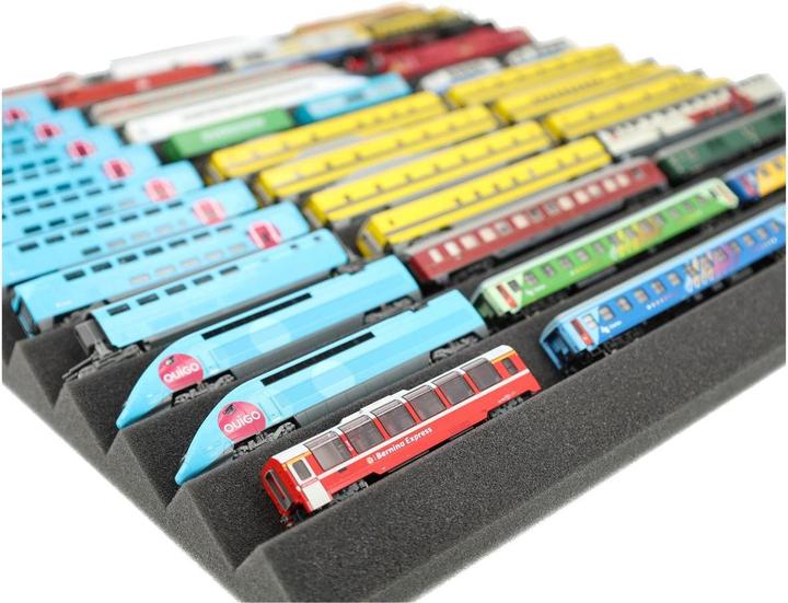 Produktbild Feldherr Zick-Zack Schaumstoffeinlage 500x500x30mm für Spur N Modelleisenbahn (Schaumstoff)