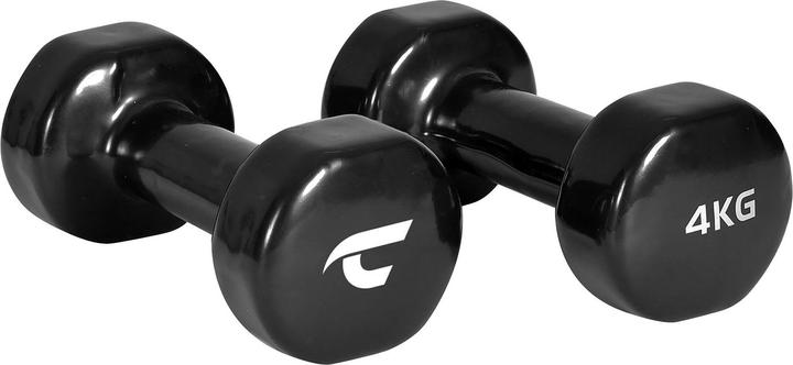 Christopeit Vynilhanteln Beauty Bells Fausthanteln 2 x 4 kg schwarz Die ergonomisch geformten Vinyl (2 x 4 kg)