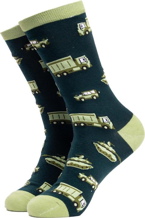 Produktbild Soctopus Auto Socken | Baumwolle Lustige Motorrad Gemusterte Socken (Einzelpack, 43 - 46)