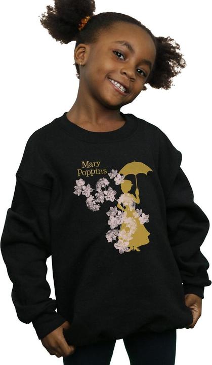 Produktbild Disney Mary Poppins Floral Silhouette Sweatshirt Mädchen (152, 158)