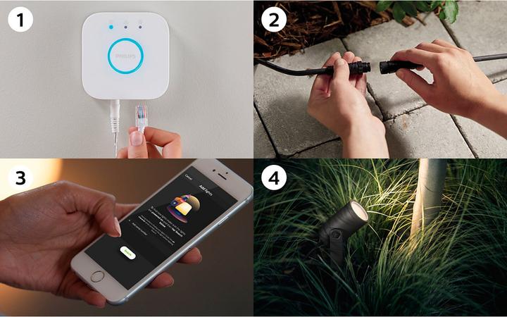 Produktbild Philips Hue Hue Lily Basic Set (DE Stecker) (640 lm, IP65)