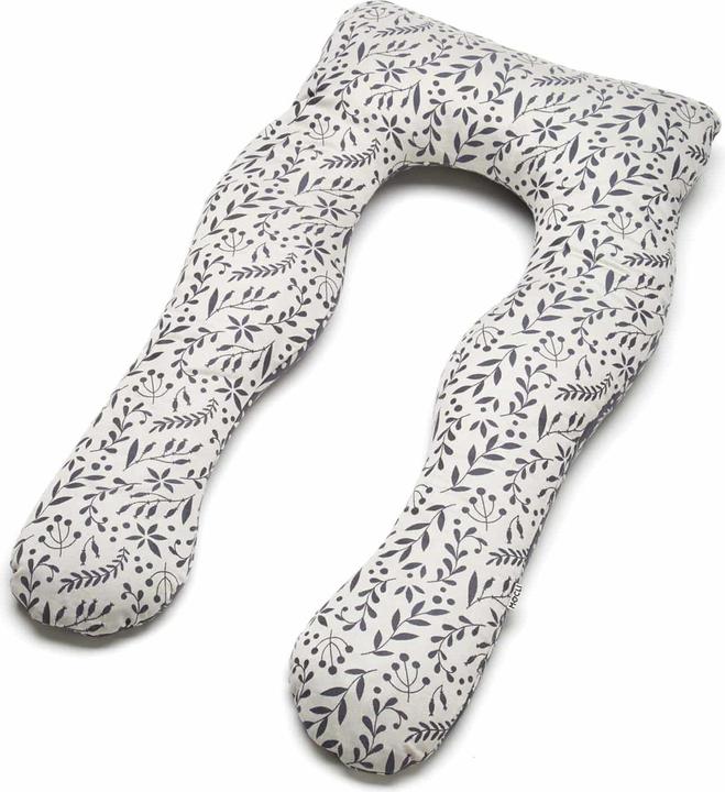 Actual product image Didymos Flora Cool Grey nursing and sleeping pillow