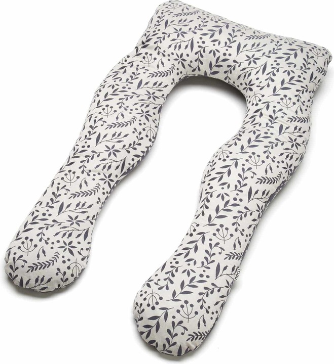 Actual product image Flora Cool Grey nursing and sleeping pillow