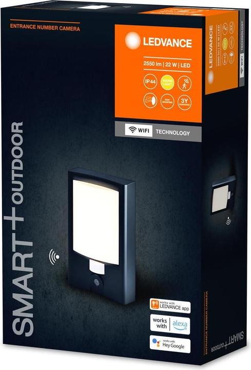 Actual product image Ledvance SMART OUTD WIFI Entrance Camera (2550 lm)
